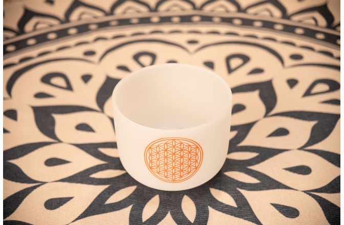 Bol de meditaţie  Meinl Crystal Singing Bowl, Flower of Life 128 Hz, 8" / 20 cm