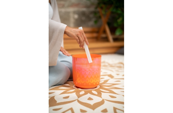 Bol de meditaţie Meinl EC Singing Bowl,  6.7"/17 cm, Note C4, Orange, Root Chakra