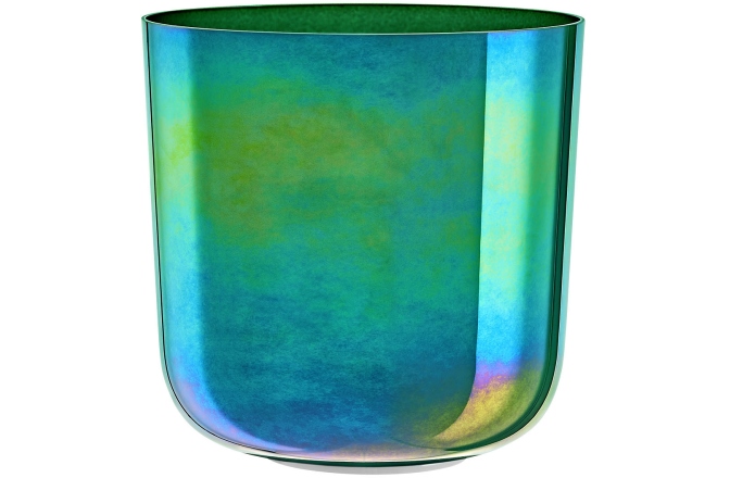 Bol de meditaţie Meinl EC Singing Bowl, 8"/20 cm, Note F3, Mint Blue, Heart Chakra