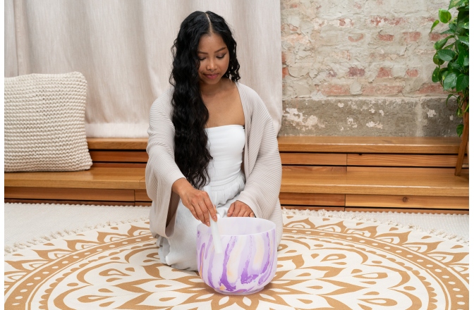 Bol de meditaţie Meinl MC Singing Bowl, 10" / 25 cm, Note B4, Crown Chakra
