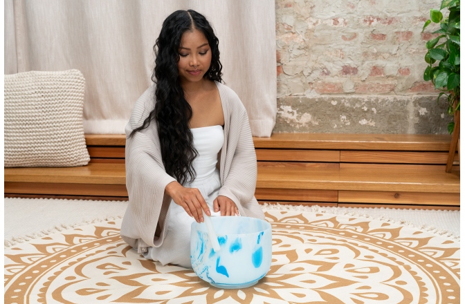 Bol de meditaţie Meinl MC Singing Bowl, 10" / 25 cm, Note G4, Throat Chakra