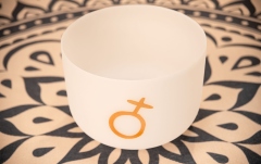 Bol de meditaţie Meinl Planetary Tuned Crystal Singing Bowl, 12" / 30 cm, Earth Platonic Year 172.06 Hz, Crown Chakra