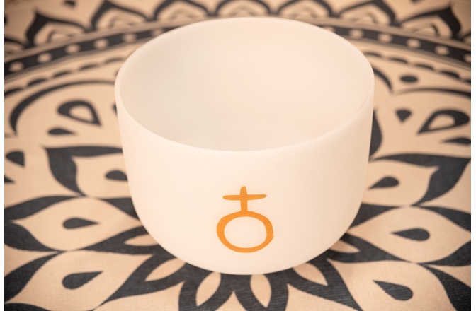 Bol de meditaţie Meinl Planetary Tuned Crystal Singing Bowl, 12" / 30 cm, Earth-Year / Om 136.10 Hz, Heart Chakra