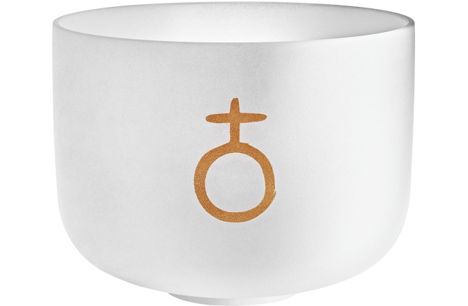 Bol de meditaţie Meinl Planetary Tuned Crystal Singing Bowl, 12" / 30 cm, Earth-Year / Om 136.10 Hz, Heart Chakra