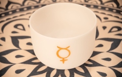Bol de meditaţie  Meinl Planetary Tuned Crystal Singing Bowl 12" / 30 cm, Mercury 141.27 Hz, Throat Chakra