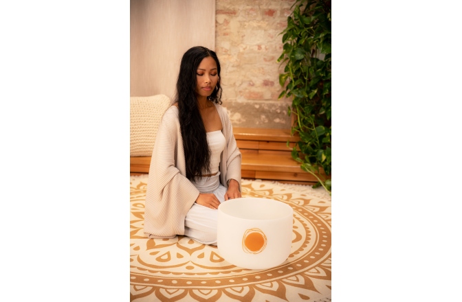 Bol de meditaţie  Meinl Planetary Tuned Crystal Singing Bowl, 12" / 30 cm, Schumann Ressonance 250.56 Hz, Crown Chakra