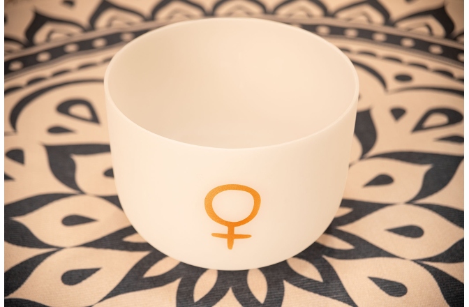 Bol de meditaţie  Meinl Planetary Tuned Crystal Singing Bowl, 12" / 30 cm, Venus 221.23 Hz, Brow Chakra
