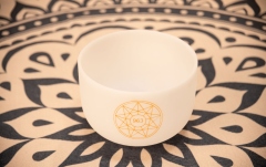 Bol de meditaţie Meinl Solfeggio Crystal Singing Bowl, 963 Hz, 10 " / 25 cm, Crown Chakra