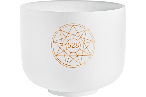 Solfeggio Crystal Singing Bowl, Mi 528 Hz, 8" / 20 cm, Solarplexus Chakra