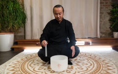 Bol sonic de cristal Meinl Sonic Energy 10'' TCM Crystal Singing Bowl, Metal 288 Hz