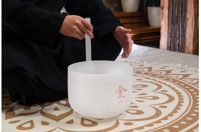 Bol sonic de cristal Meinl Sonic Energy 10'' TCM Crystal Singing Bowl, Metal 288 Hz