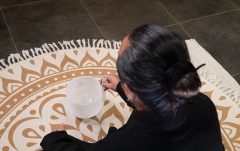 Bol sonic de cristal Meinl Sonic Energy 8'' TCM Crystal Singing Bowl, Water 432 Hz