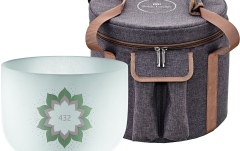 Bol sonic de cristal Meinl Sonic Energy 9'' Crystal Singing Bowl, 432 Hz, Lotus Flower