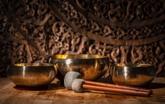 Boluri de meditaíe Meinl Cosmos Series Basic Therapy Singing Bowl Set - 3 pcs.
