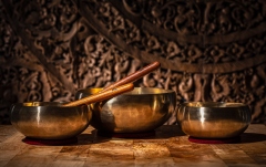 Boluri de meditaíe Meinl Cosmos Series Basic Therapy Singing Bowl Set - 3 pcs.