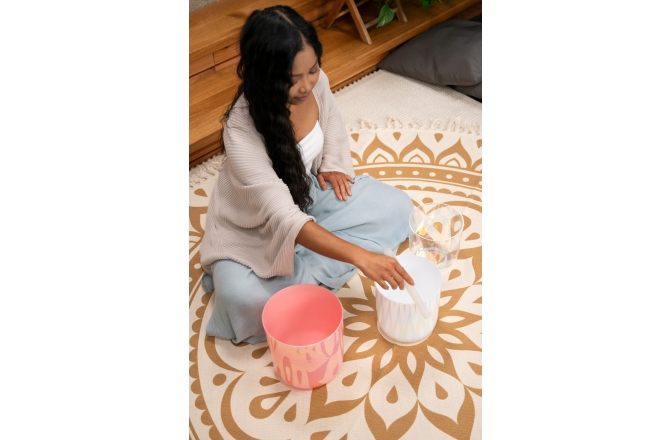Boluri de meditaţie Meinl EC Singing Bowl Set, Note E4, B3, G3, Solarplexus-Crown-Throat Chakra