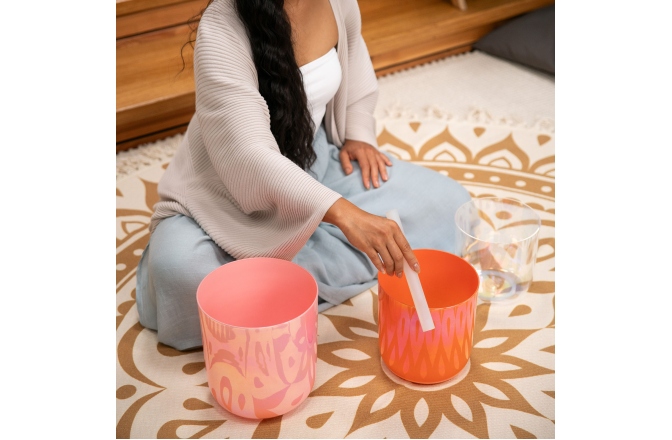Boluri de meditaţie Meinl EC Singing Bowl Set, Note E4, C4, G3, Solarplexus-Root-Throat Chakra