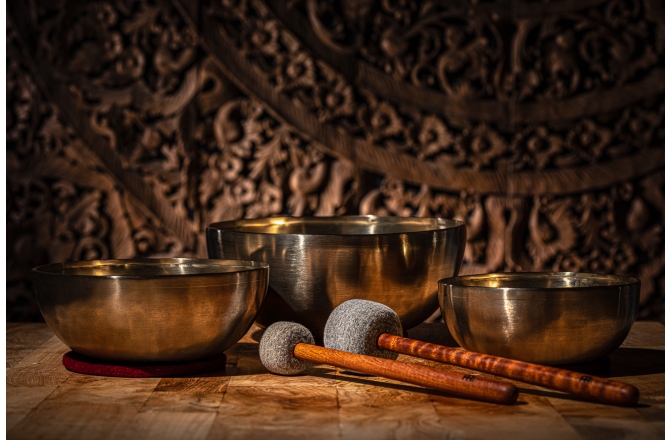 Boluri de meditaţie  Meinl Energy Series Basic Therapy Singing Bowl Set - 3pcs.