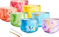 Boluri de meditaţie Meinl MC Singing Bowl Chakra Set, Note C4, D4, E4, F4, G4, A4, B4 (432 Hz)