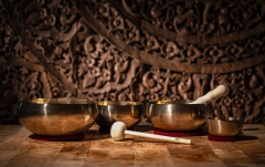 Boluri de meditaţie Meinl Singing Bowl Set - COSMOS SERIES - Consists of: 4 Singing Bowls