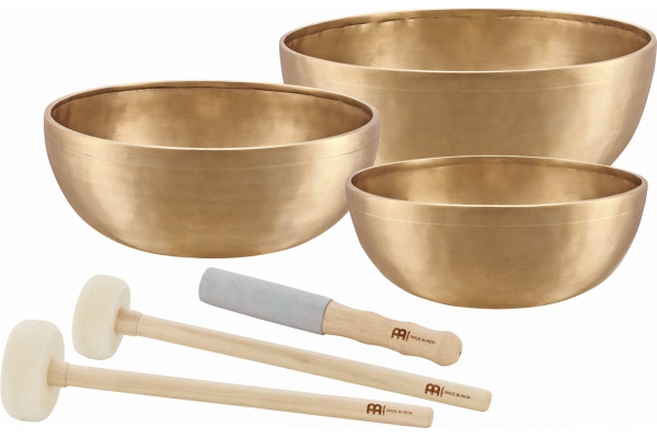 Singing Bowl Set - ENERGY SERIES - Consists of: 3 Singing Bowls