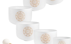 Boluri de meditaţie Meinl Solfeggio Crystal Singing Bowl Set