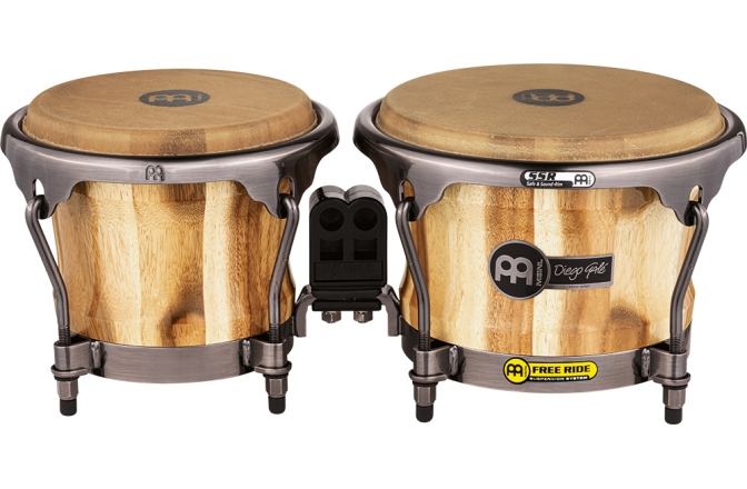 Bongos Meinl AS Diego Gale True Skin Calf Heads - 7" + 8 1/2" Natural