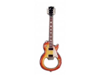 Bottle opener with magnet electric guitar