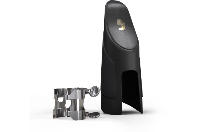 Brățară și Capac de Saxofon Alto Daddario Woodwinds H-Ligature & Cap Alto Saxophone Silver