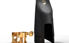 Brățară și Capac de Saxofon Tenor Daddario Woodwinds H-Ligature & Cap Tenor Saxophone (Metal Mouthpieces) Gold