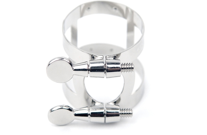 Brăţară şi Capac pentru Saxofon Alto Daddario Woodwinds Ligature & Cap Alto Saxophone Nickel