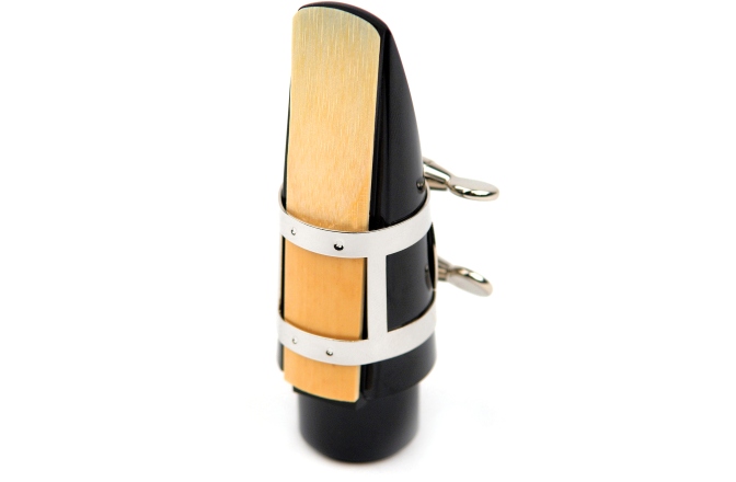 Brăţară şi Capac pentru Saxofon Alto Daddario Woodwinds Ligature & Cap Alto Saxophone Nickel