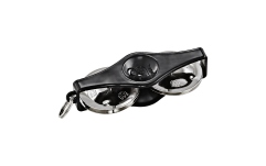 Breloc Meinl Hand Percussion Key Ring Tambourine - black