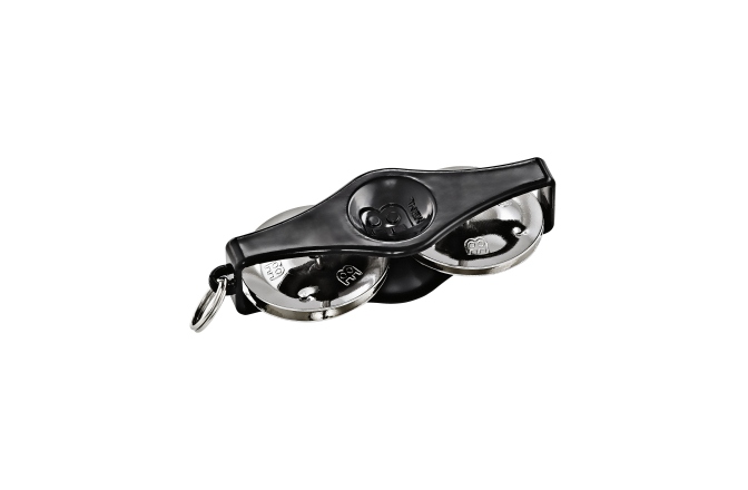Breloc Meinl Hand Percussion Key Ring Tambourine - black