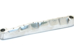Bridge Bigsby Bridge Compensated Saddle Only Polished Aluminum