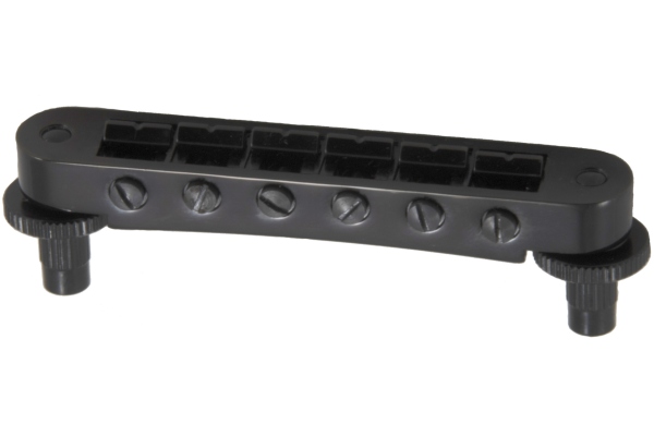520BC Tune-O-Matic Guitar Bridge (Notched) Black Chrome 520BC Tune-O-Matic Guitar Bridge (Notched) Black Chrome