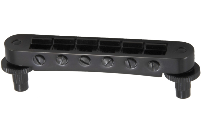 Bridge chitară electrică Grover  521BC Tune-O-Matic Guitar Bridge (Unnotched) - Black Chrome