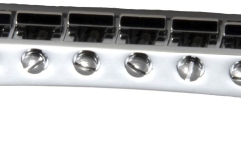 Bridge chitară electrică Grover 521C Tune-O-Matic Guitar Bridge (Unnotched) Chrome