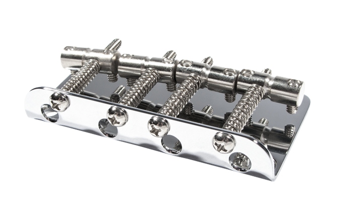 Bridge pentru chitară Fender Pure Vintage '70s Jazz Bass Bridge Assembly Chrome