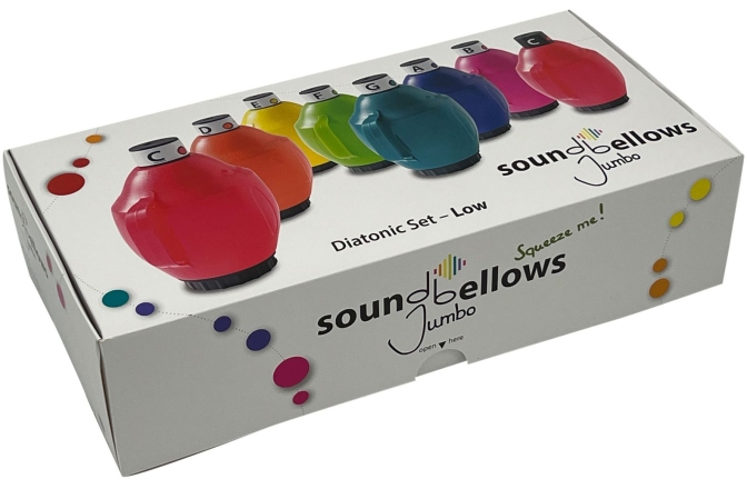 Burdufuri de mână Soundbellows SBS-JDL Jumbo Diatonic Set Low