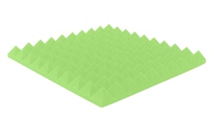 Burete Acustic Piramidal Ignifugat<br /> Mega Acoustic PMP 5 50 x 50 Verde