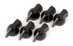 Butoane de ton și volum Fender Pure Vintage Black "Chicken Head" Amplifier Knobs