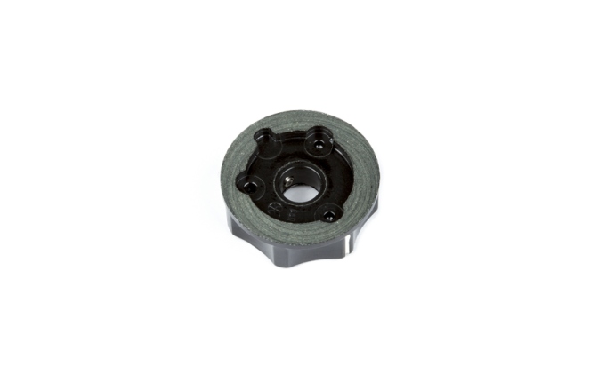 Buton din plastic Fender Deluxe Jazz Bass Lower Concentric Knob Black