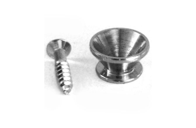 Buton pentru curea Ortega Strap Pin Chrome diameter 13,7mm H=7,7mm