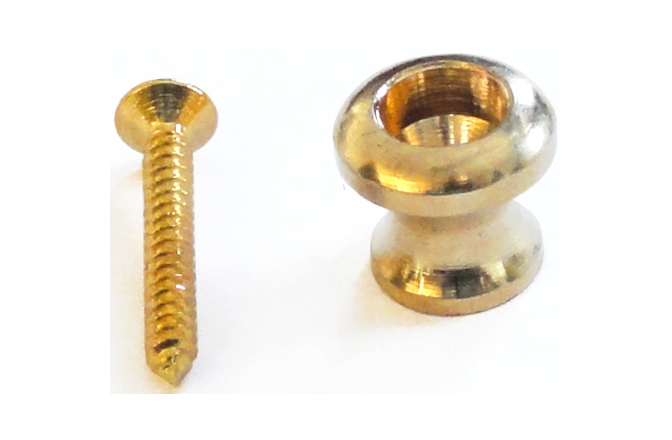 Buton pentru curea Ortega Strap Pin Gold diameter=10mm, H=9mm 