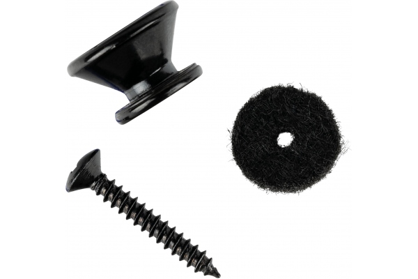 strap pins (pair) incl. washer and screw -  Black