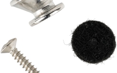 Buton pentru curea Ortega strap pins (pair) incl. washer & screw - Chrome