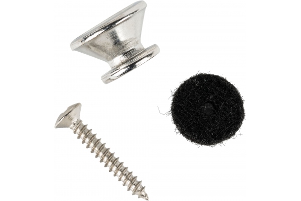 strap pins (pair) incl. washer & screw - Chrome
