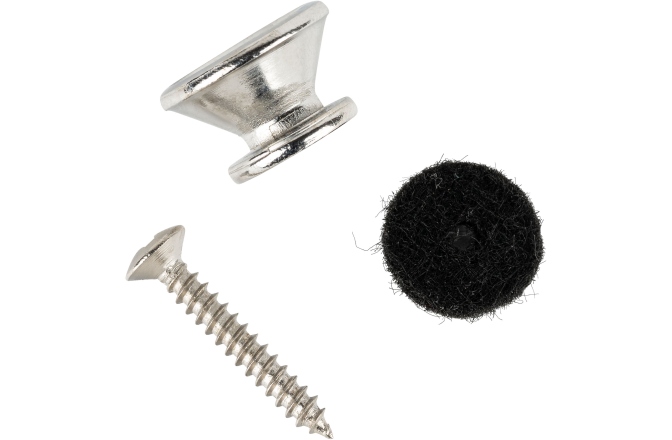 Buton pentru curea Ortega strap pins (pair) incl. washer & screw - Chrome