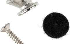 Buton pentru curea Ortega strap pins (pair) incl. washer & screw - Chrome